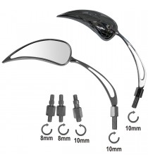 SR-4003 A-PRO specchietti cromati sonicmotoshop