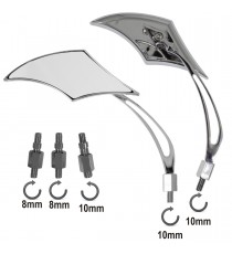 SR-4020 A-PRO specchietti cromati moto sonicmotoshop