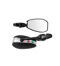 Specchietti Retrovisori Specchi Moto Universali MetalloNero A Pro