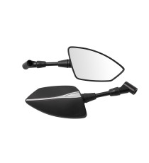 Silver Specchietti Retrovisori Specchi Moto Universali A Pro