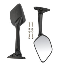 SR4860BLAC - Fairing metal mirrors for Yamaha Motorcycles