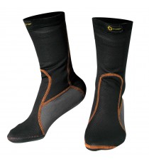 Calzini Calza Termici Antivento Invernale Moto Scooter Custom Snowboard  Nero