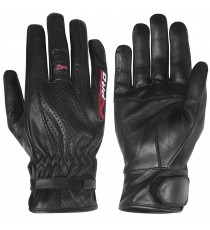 Guanto Pelle Traforato Moto Scooter Touring Custom Traspirante 