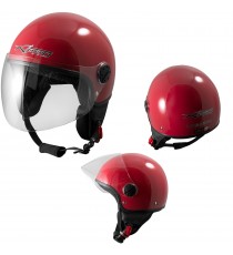 Vision-Jet-Casco-Helmet-Motorcycle-Red-Rosso-Sonic-Moto-A-Pro-Set
