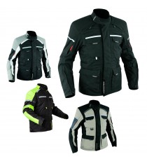 Giacca Tessuto Moto Impermeabile Imbottitura Termica Sfoderabile Gran Touring