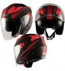 Kinetic-Helmet-Casco-Motorcycle-Bianco-White-A-Pro-Sonic-Moto-Set