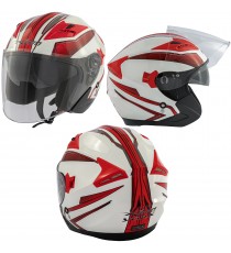 Kinetic-Helmet-Casco-Motorcycle-Bianco-White-A-Pro-Sonic-Moto-Set