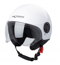 Casco Jet Demi Urban Moto ECE 22-06 Avio Sferica SonicMoto Bianco