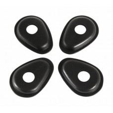 Kit Adattatore Attacchi Frecce Indicatori Direzione Moto 4 Pezzi Nero