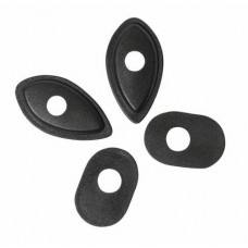 Kit Adattatore Attacchi Frecce Indicatori Direzione Moto 4 Pezzi Nero