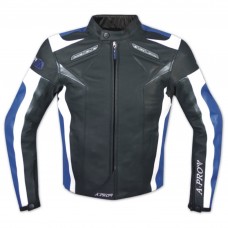Arrow-A-Pro-Giacca-Jacket-Blue-Blu-Pelle-Leather-Sonic-Moto