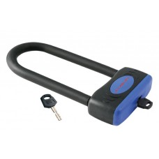 Lucchetto Arco Antifurto Acciaio Rivestito Moto Scooter Custom Bicicletta Nero