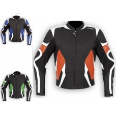 Giacca Pelle Sport Race Racing Moto Gobba Protezioni CE KTM 