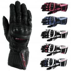 Guanto Pista Racing Sport Protezioni Tecnico Professionali Pelle Moto A-pro