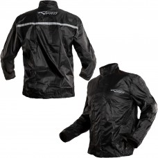 Giacca Tuta Impermeabile Moto Antiacqua Antivento Antipioggia Nero