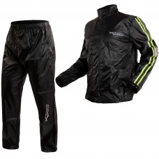 Waterproof-Trousers-Jacket-Rainproof-High-Visibility-Scooter-Moto-FLUO-A-PRO-Composit