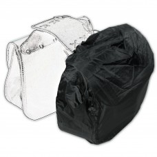 Copri Borsa Moto Impermeabile Anti Pioggia Acqua Cover Telo Tessuto Nero