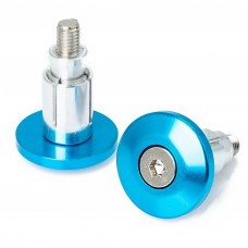 Contrappesi Moto Scooter Manubrio Stabilizzatori Bilancieri Universali Blu