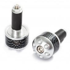 CP2218-A-Pro-Bar-Ends-Sonic-Moto-Contrappesi-Silver-Argento