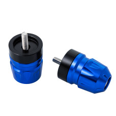Contrappesi Manubrio Moto da 18mm a 22mm Universale Moto Scooter blu