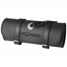 Borsa Moto Custom Barilotto Porta Attrezzi Chopper Nero