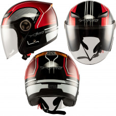 Punker-Helmet-Casco-Sonic-Moto-A-Pro-Motorcycle-Matt-Grey-Grigio-Opaco-Front