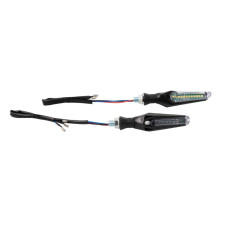 Indicatori Moto Frecce Direzione Omologati Segnalatori Design Unico 12V Nero
