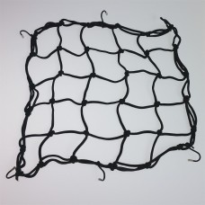 Rete Fermabagagli Elastica Moto Ragno Portapacchi Universale Scooter Nero