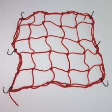 Rete Fermabagagli Elastica Moto Ragno Portapacchi Universale Scooter Rosso