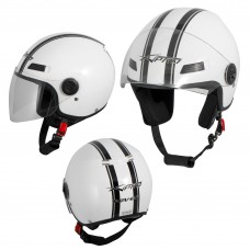 Jet Helmet Fever A-Pro Casco White Sonicmotoshop