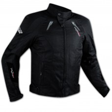 Giacca Donna Cordura Sportiva Traspirante Moto Protezioni CE Gilet Termico Nero