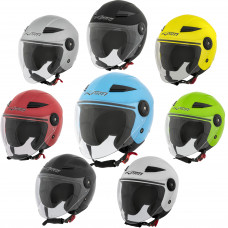 MIDWAY - Casco Jet Policarbonato Doppia Visiera