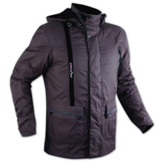 Giacca Giaccone Moto Scooter Fodera Removibile Tessuto Impermeabile Marrone