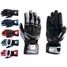 Guanto Sport Moto Pelle Corto Foderato Protezioni Imbottito Racing Sportivo