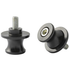 Bobbin Spools Swingarm Paddock Stand Adaptors M10 Motorbike Motorcycle Black