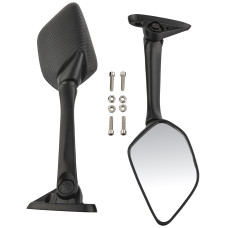 SR4860BLAC - Fairing metal mirrors for Yamaha Motorcycles