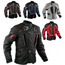 Giacca Touring Moto Cordura Tessuto Protezioni CE Sfoderabile Impermeabile