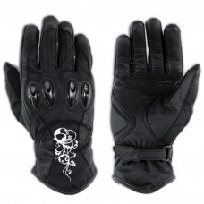 Guanto Lady Moto Pelle Donna Protezioni Nocche Gran Turismo Touring Sport