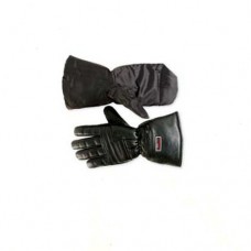 Guanto Pelle Imbottito Invernale Lungo Custom Chopper Moto Impermeabile