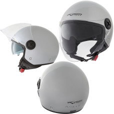 Casco Jet Scooter Moto ECE 22-06 Doppia Visiera Parasole A-PRO
