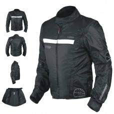 Vigorous A-Pro Giacca Jacket Nero Black Tessuto Textile Sonic Moto