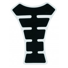 Adesivo Protezione Serbatoio Resina 3D Paraserbatoio Moto Touring Naked Nero