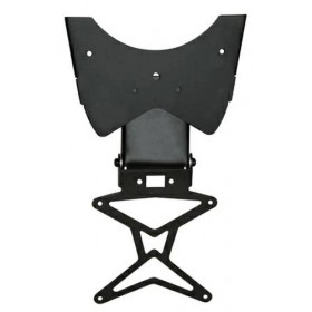 Porta Targa Inclinazione Regolabile Universale Moto Nero