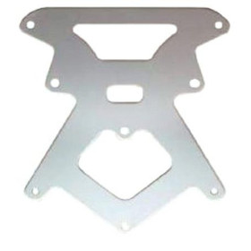 Flangia Porta Targa Universale Moto Scooter Custom Naked Adattatore Alluminio