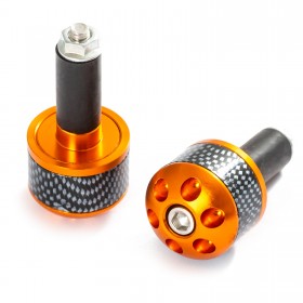 2x Stabilizzatori Contrappesi Manubrio Bilancieri Antivibranti Moto 13mm Oro