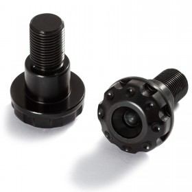 Contrappesi Terminali Manubrio Moto Stabilizzatori Alluminio Nero