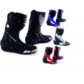 Stivale Scarpa Calzatura Pelle Moto Race Racing Sport Pista Tecnico 
