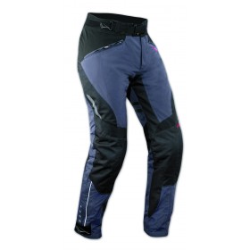 A-Pro Pantaloni Donna Lady Impermeabile Moto Imbottitura Termica Estraibile Blu 26