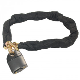 Catena Acciaio 1,0 m anello sezione 10 mm Moto Bici Scooter