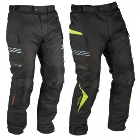 Pantaloni Impermeabile Moto Termica Estraibile Strisce Riflettenti